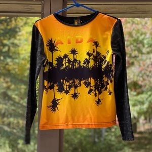 AIDA On Broadway Long-sleeve Stretch Tee